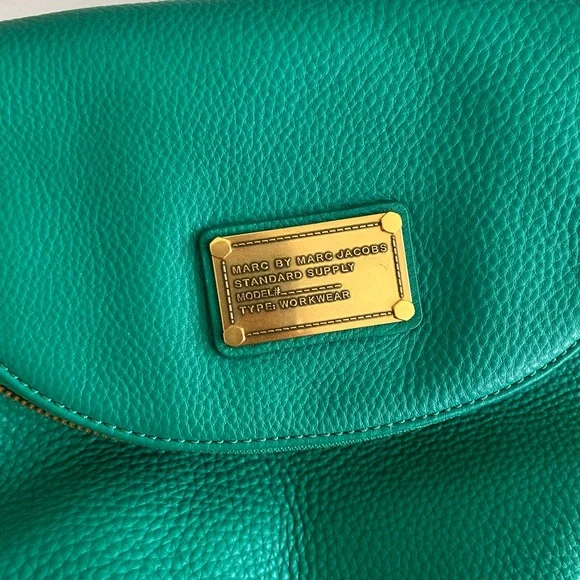 Rare Marc Jacobs Green Leather Backpack - Picture 8 of 11